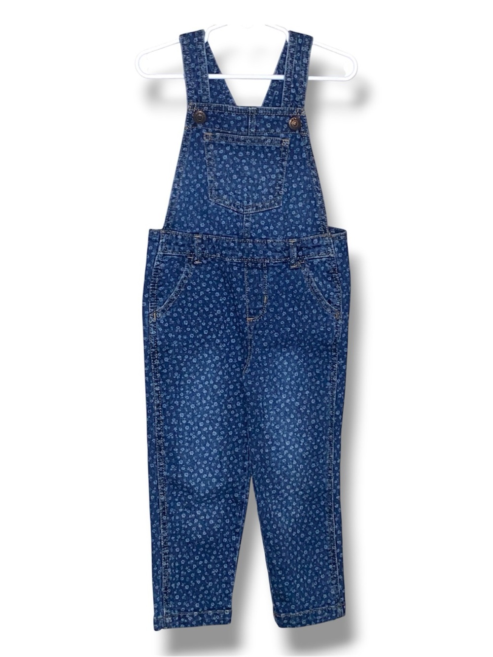 Old Navy Ditzy floral Blue Denim Overalls for Kids